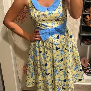 Vintage 50's Dress 100% Cotton- Size S